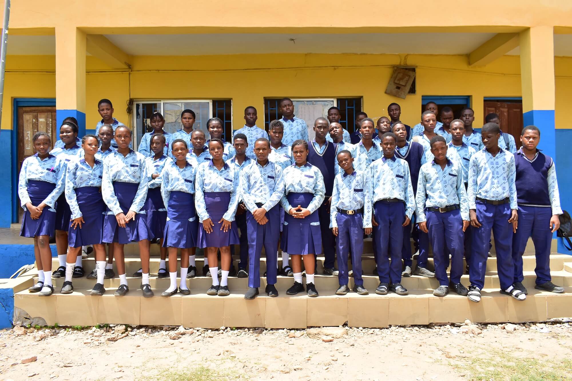 Students from Lucky Way Branch